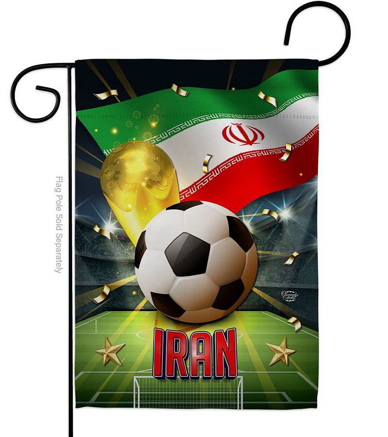 World Cup Iran Garden Flag