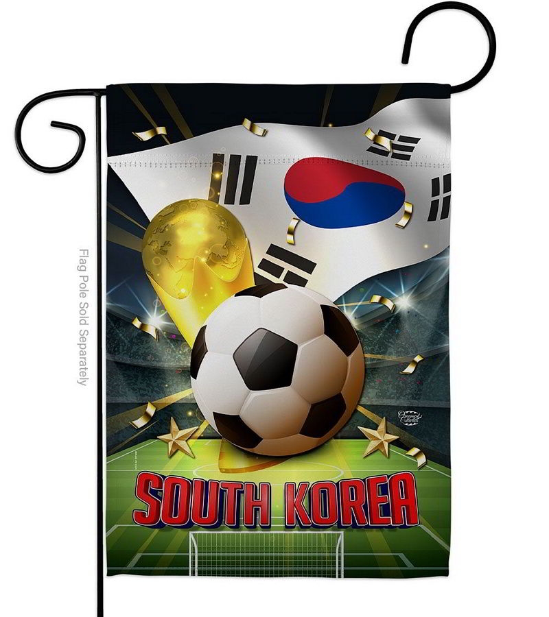 World Cup South Korea Garden Flag