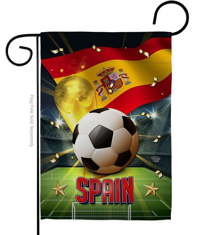 World Cup Spain Garden Flag