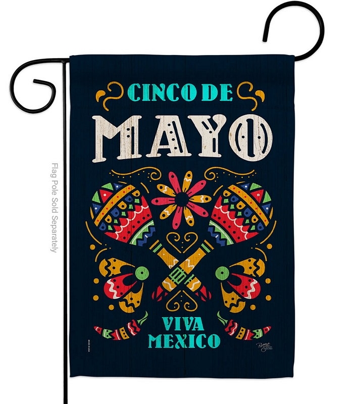 Viva Mexico Garden Flag