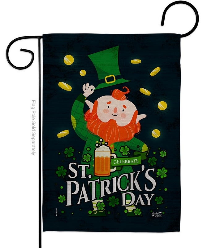 Celebrate St. Pat Garden Flag