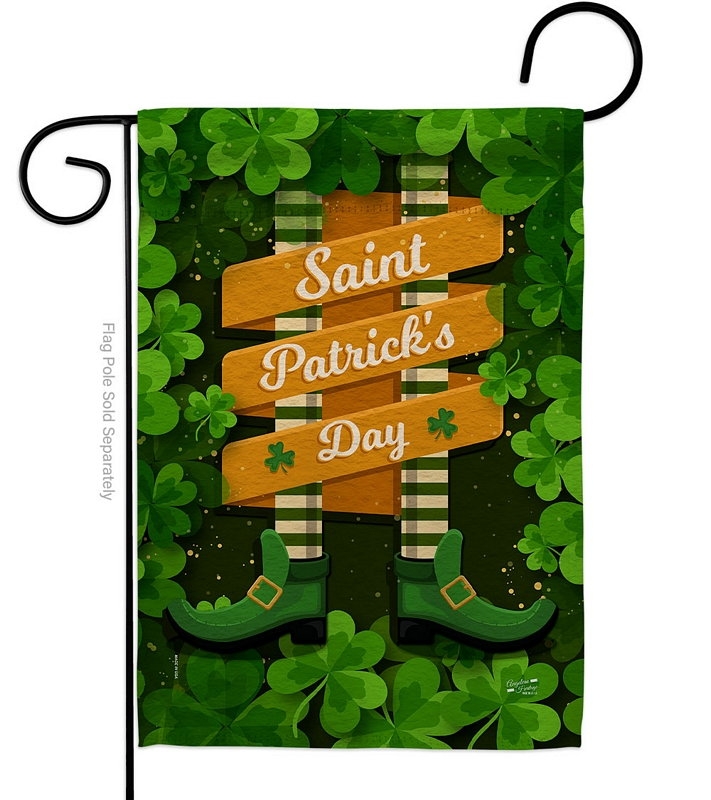 Leprechaun Legs Garden Flag