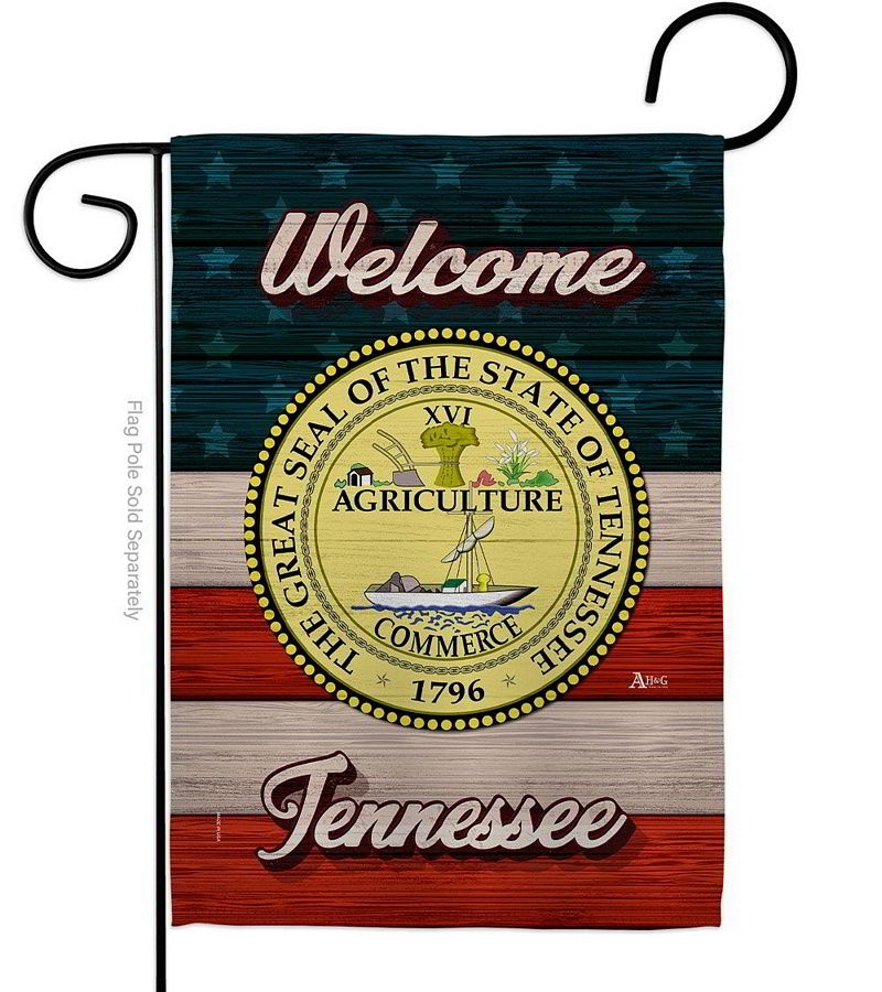 Welcome Tennessee Garden Flag