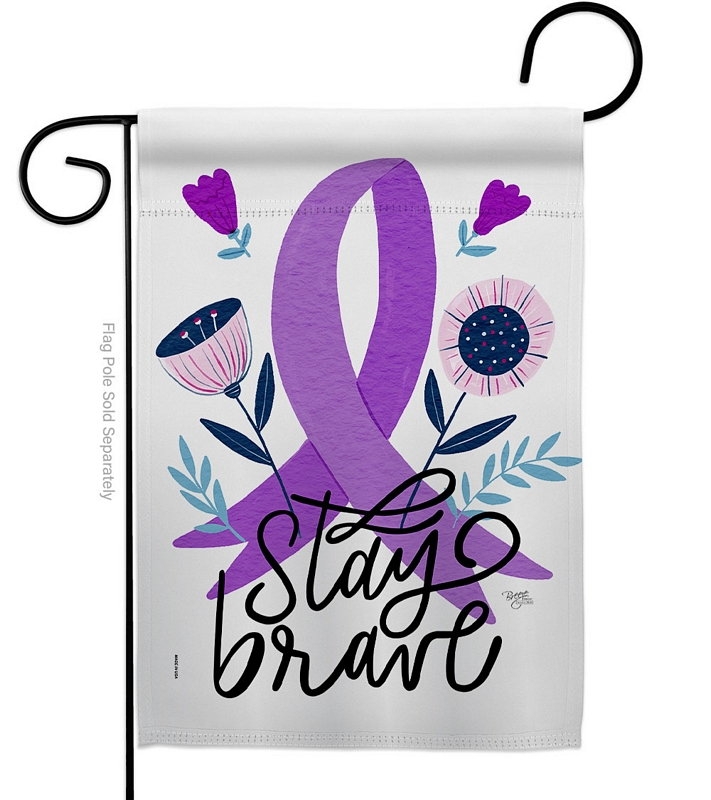 Stay Brave Garden Flag