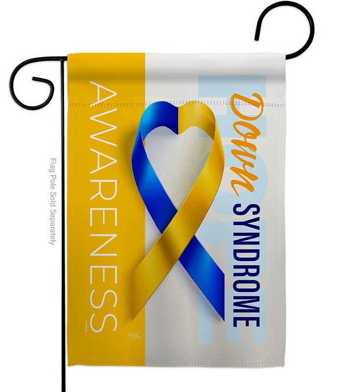 Down Syndrome Awareness Garden Flag