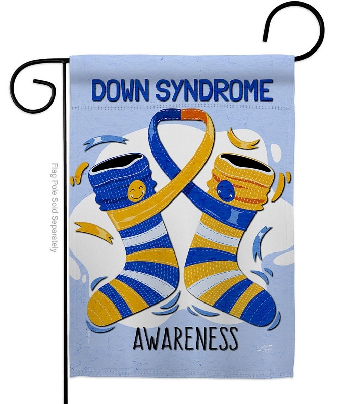 Down Syndrome Garden Flag