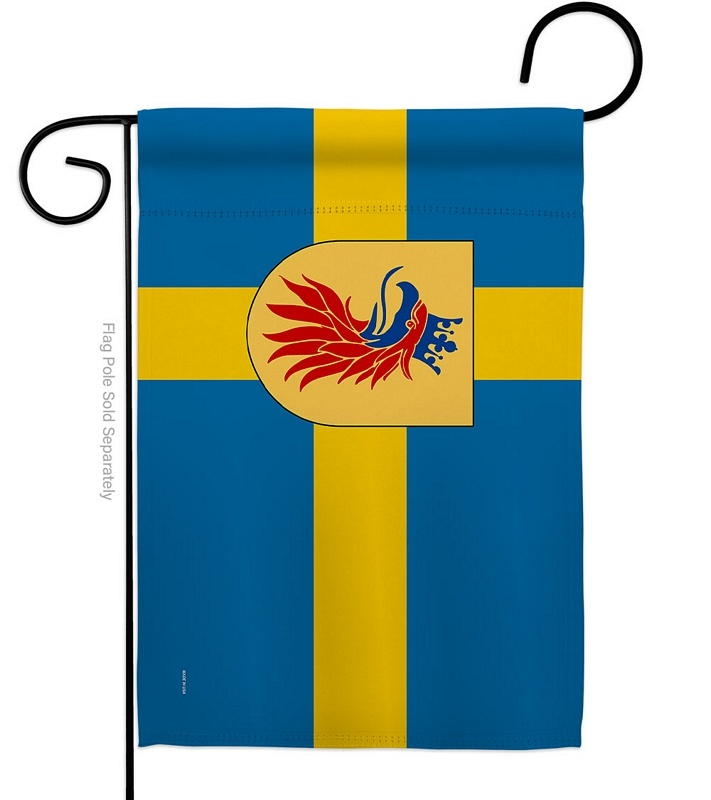 Provinces Of Sweden Skane Garden Flag