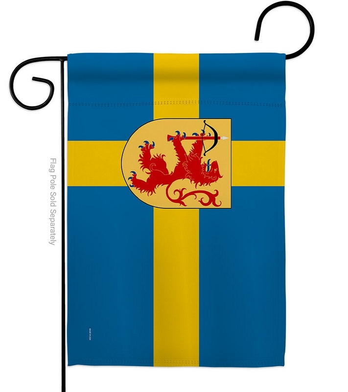 Provinces Of Sweden Smaland Garden Flag