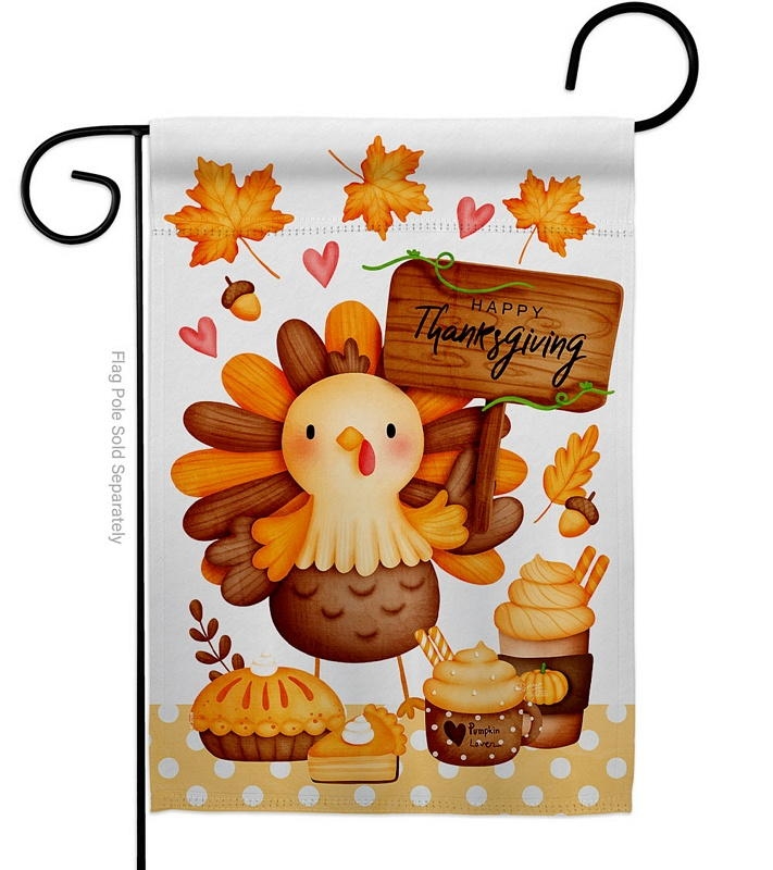 Sweet Turkey Garden Flag