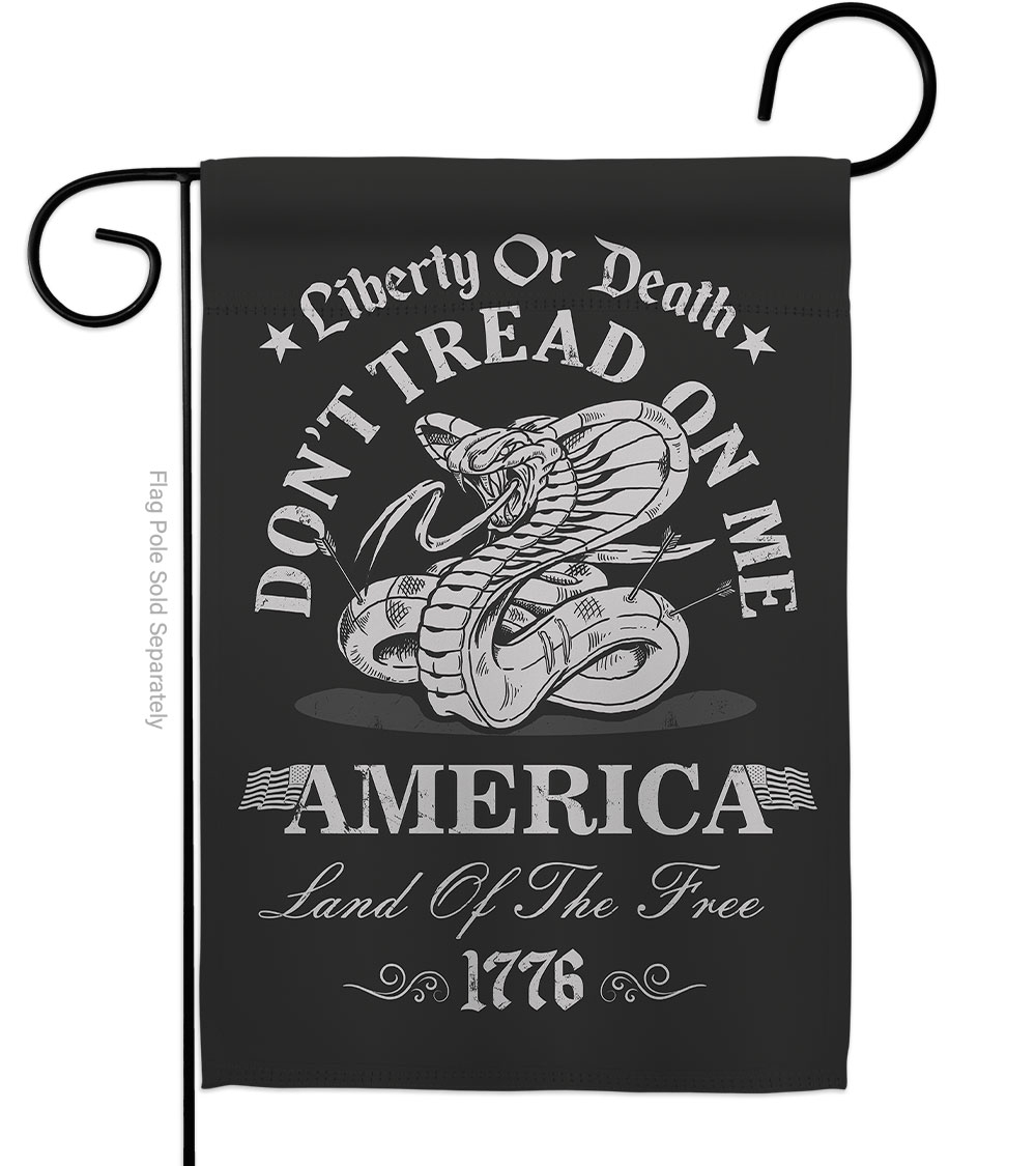 Liberty Or Death Dont Tread On Me Garden Flag