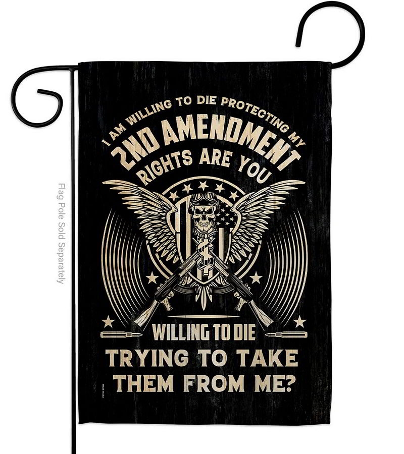 2nd Amendment My Right Garden Flag