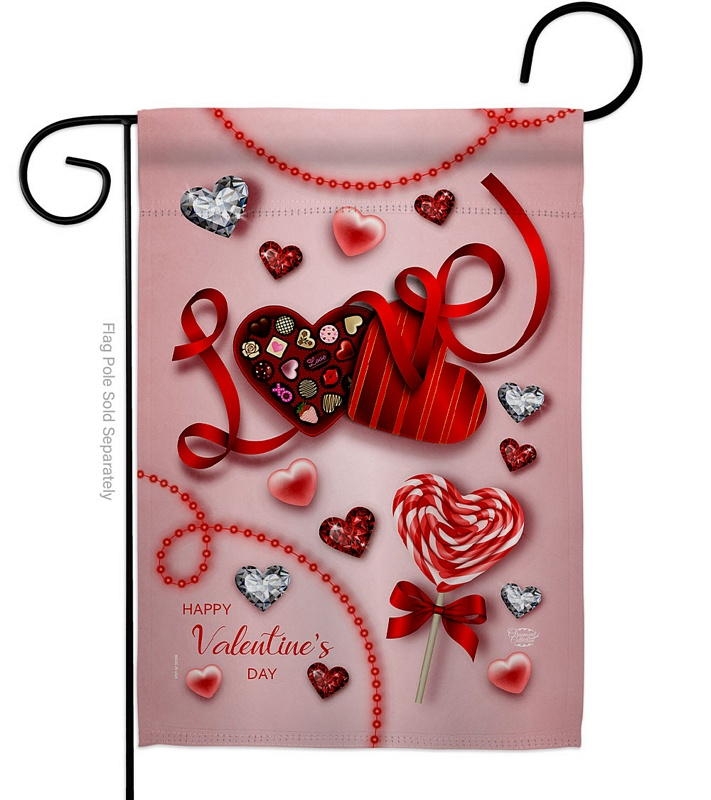 Sweet Love Valentine Garden Flag