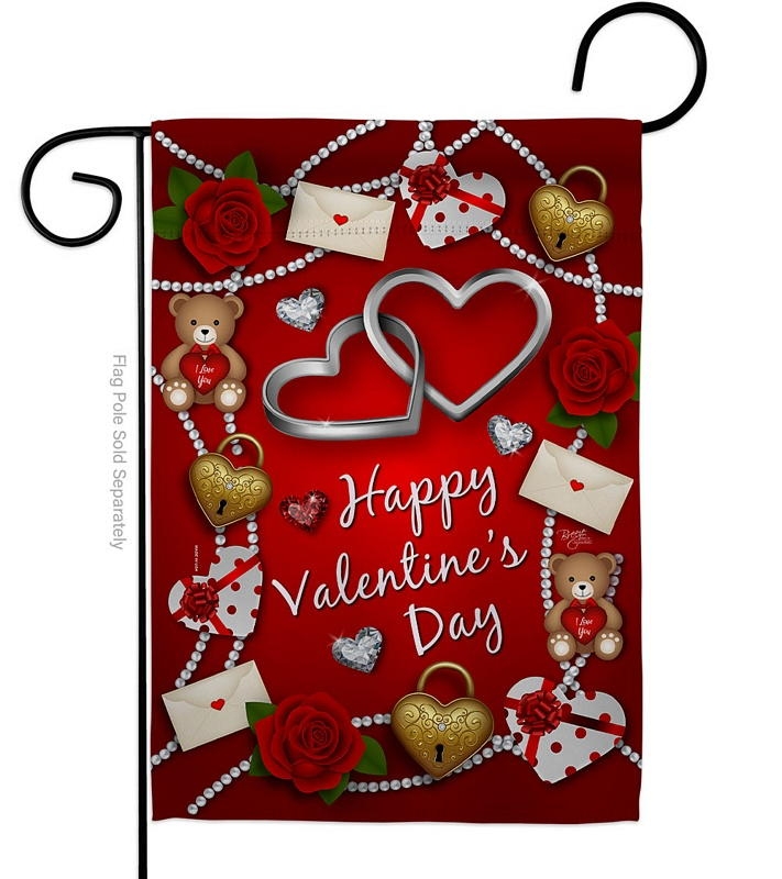 My Sweet Valentines Garden Flag