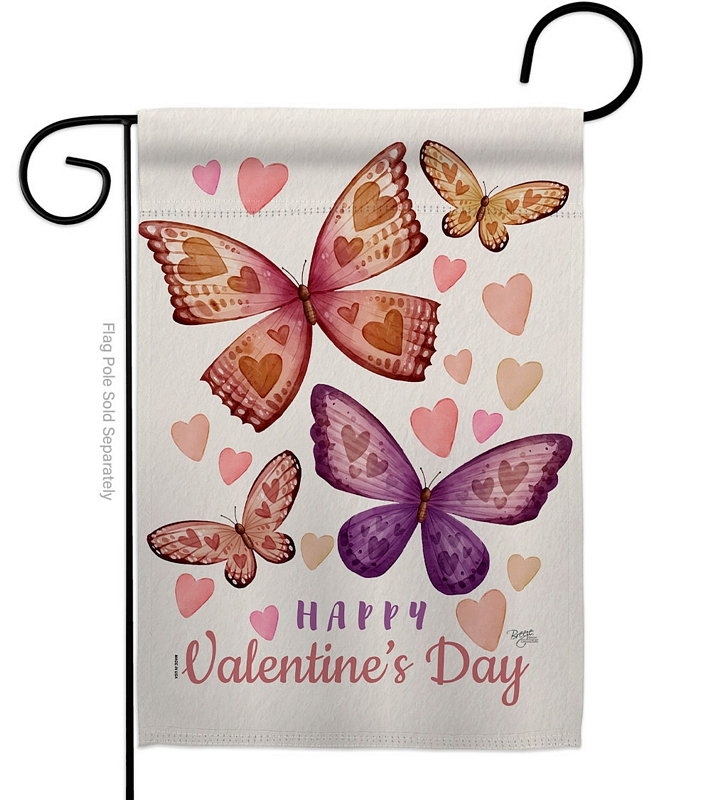 Butterflies Loves Garden Flag