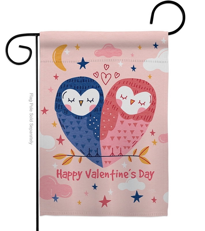 Owl Love Garden Flag