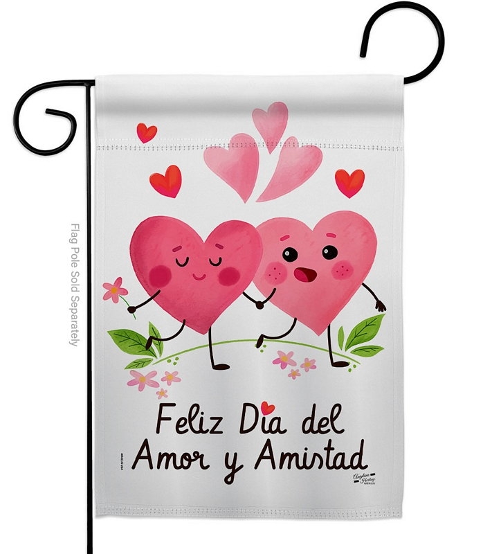 Feliz Dia Del Amor Garden Flag