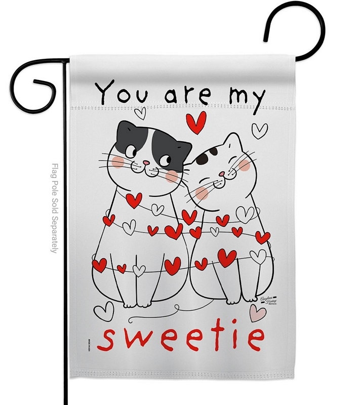 My Sweetie Kitten Garden Flag