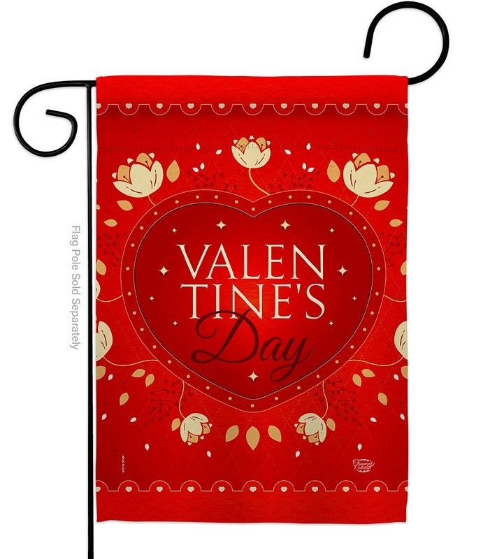Valentines Garden Flag