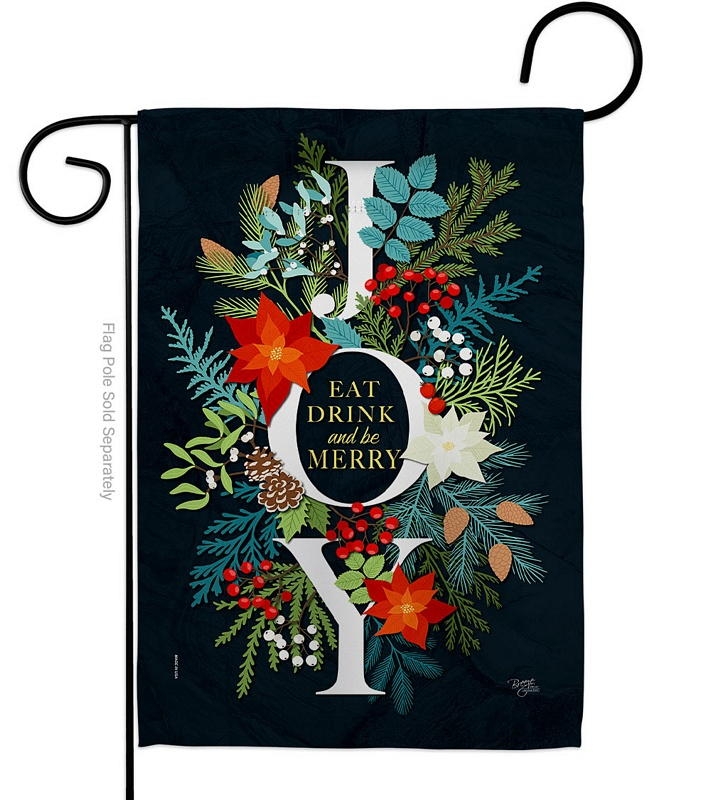 Be Merry Garden Flag