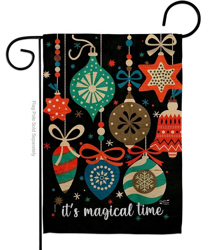 Magical Ornaments Garden Flag