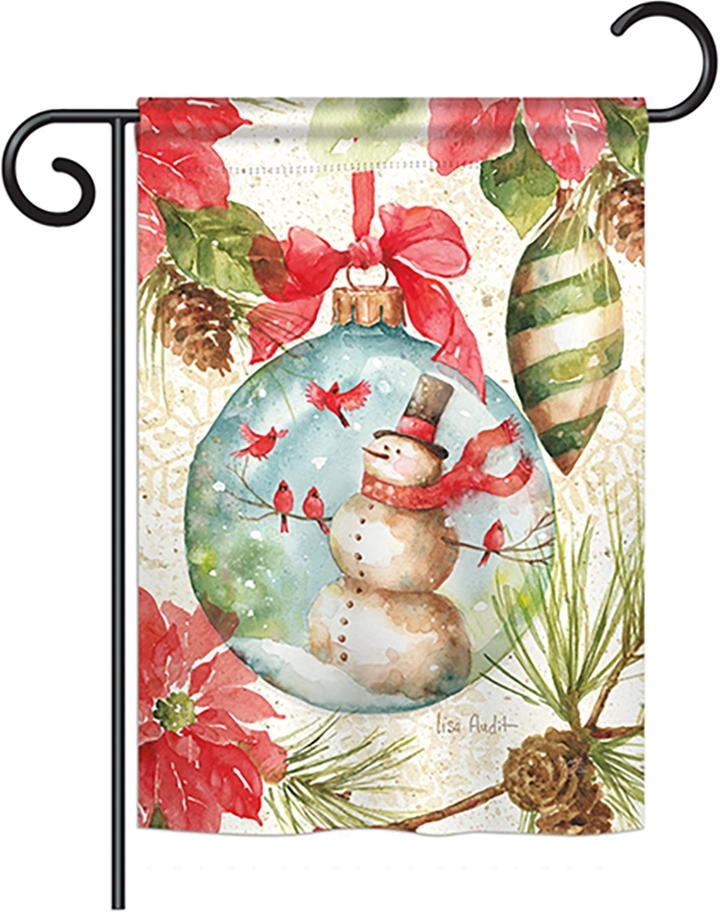 Woodland Holiday Garden Flag