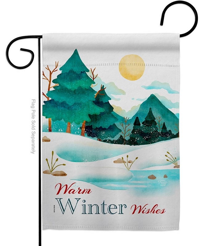 Winter Wishes Garden Flag