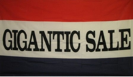 Gigantic Sale Message Flag