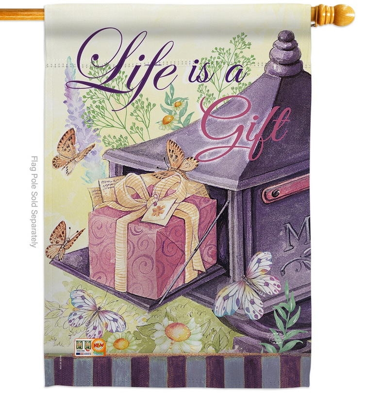 Life Is A Gift House Flag
