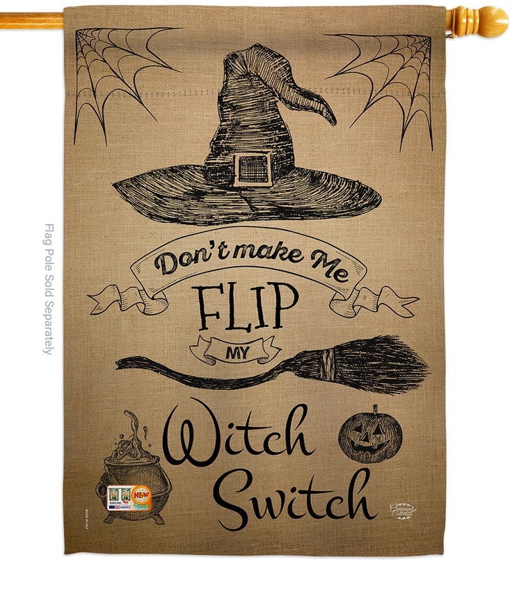 Flip My Witch Switch House Flag