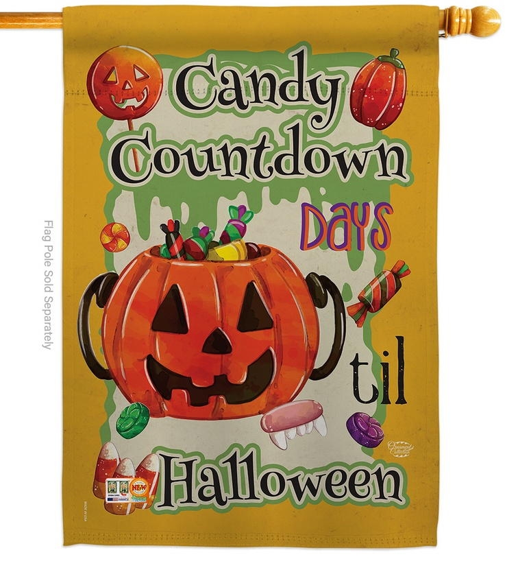 Candy Countdown House Flag