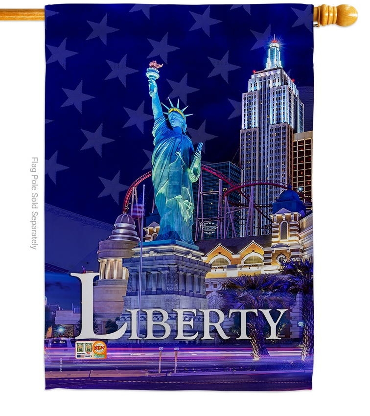 Freedom Of Liberty Decorative House Flag