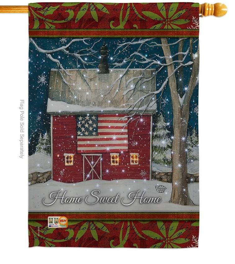 Sweet Home Wonderland House Flag