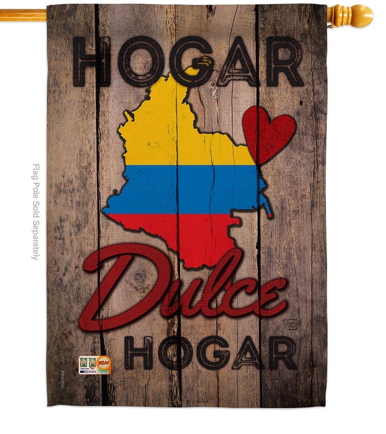 Colombia Hogar Dules House Flag