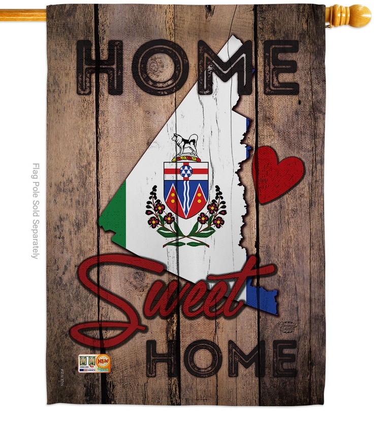 Yukon Home Sweet House Flag