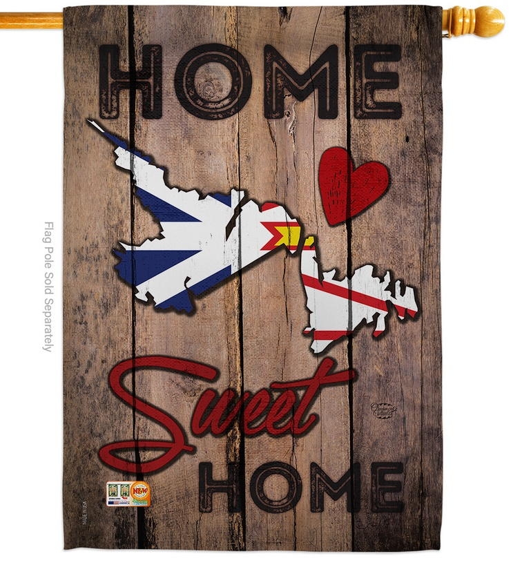 Newfoundland and Labrador Home Sweet House Flag