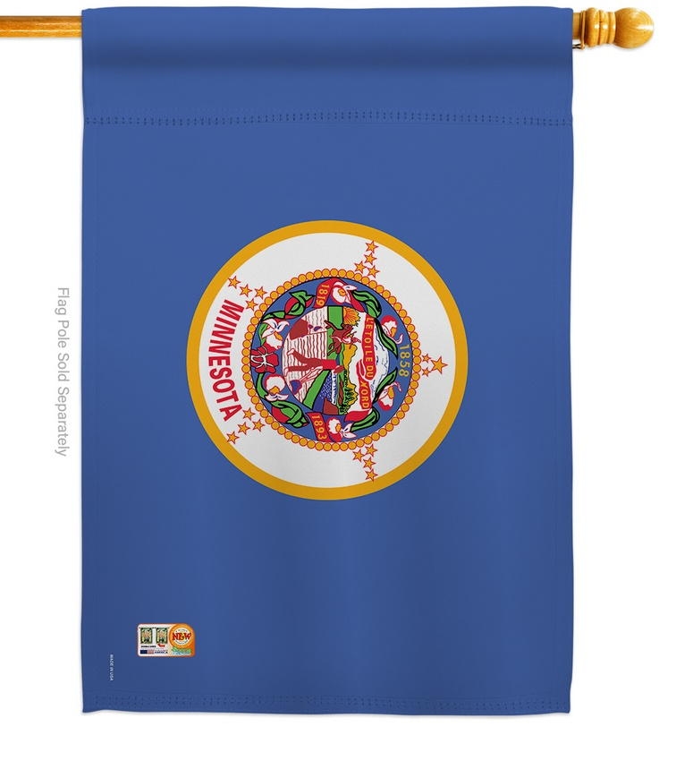 Minnesota Decorative House Flag