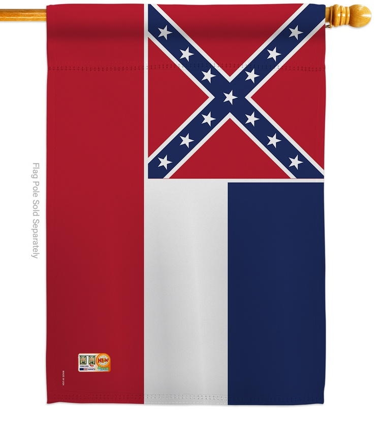 Mississippi Decorative House Flag