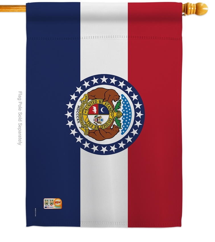 Missouri Decorative House Flag