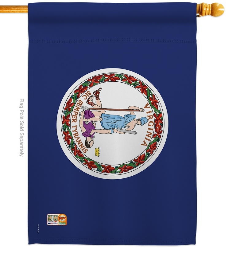 Virginia Decorative House Flag