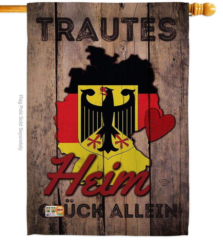 Germany Trautes Heim, Gluck Allein House Flag