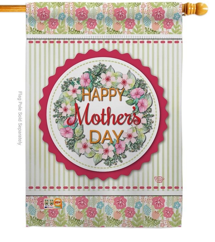 Sweet Mother\'s Day House Flag