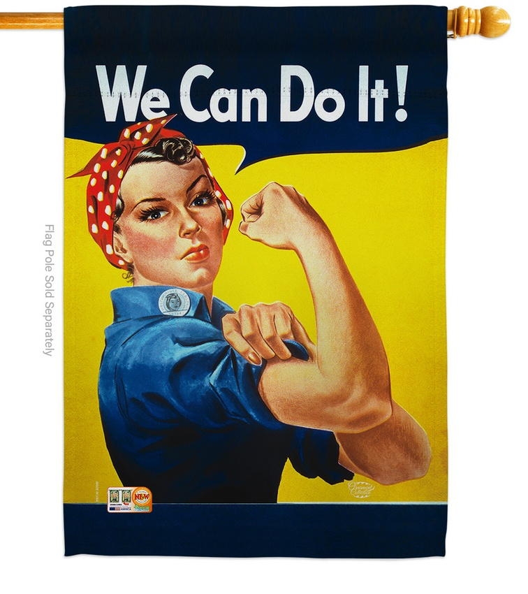 Girl Power House Flag