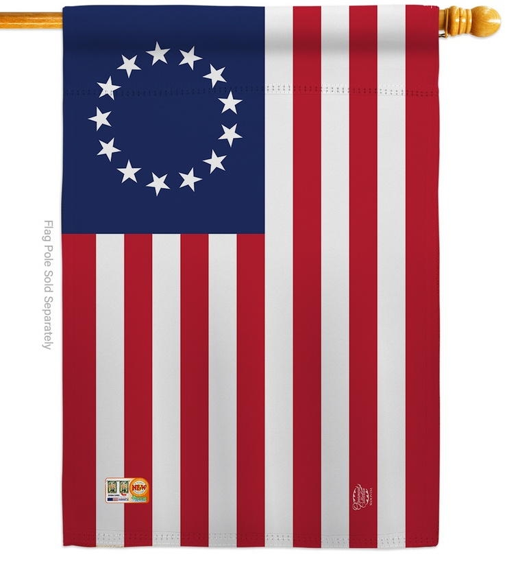 Betsy Ross Decorative House Flag