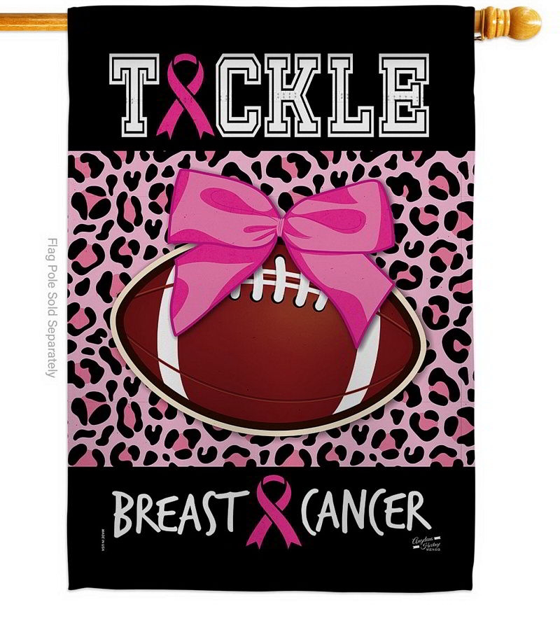 Tackle Cancer House Flag