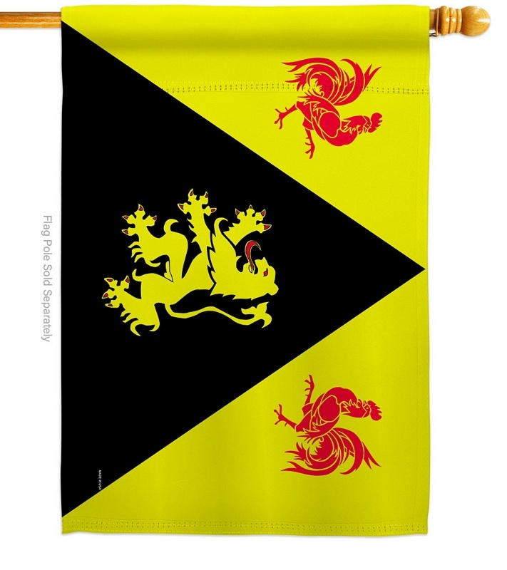 Provinces Of Belgium Drapeau Province BE Brabant Wallon House Fl