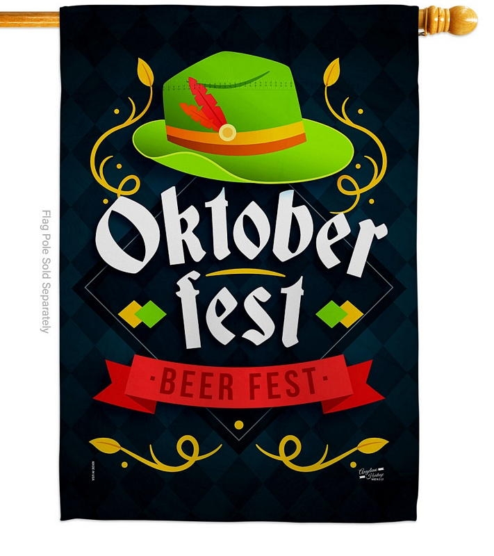 Oktober Fest House Flag