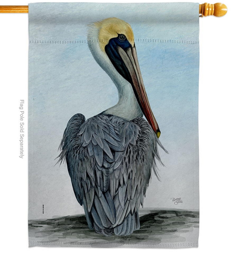 Pelican Decorative House Flag