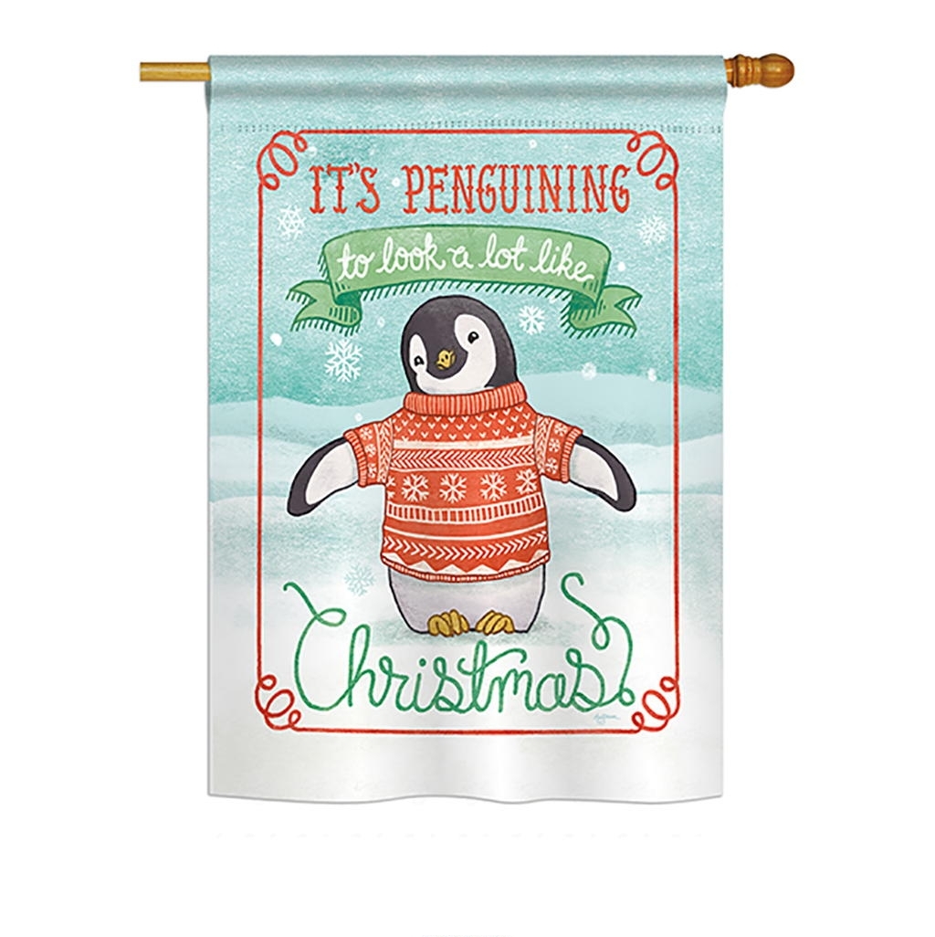 It\'s Penguining To Look House Flag