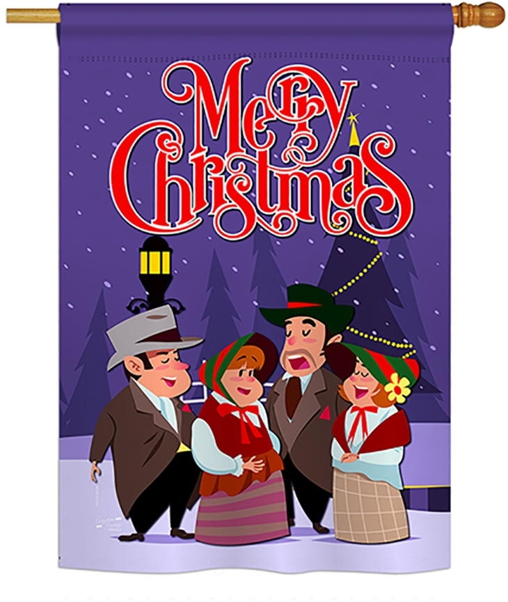 Christmas Carol House Flag