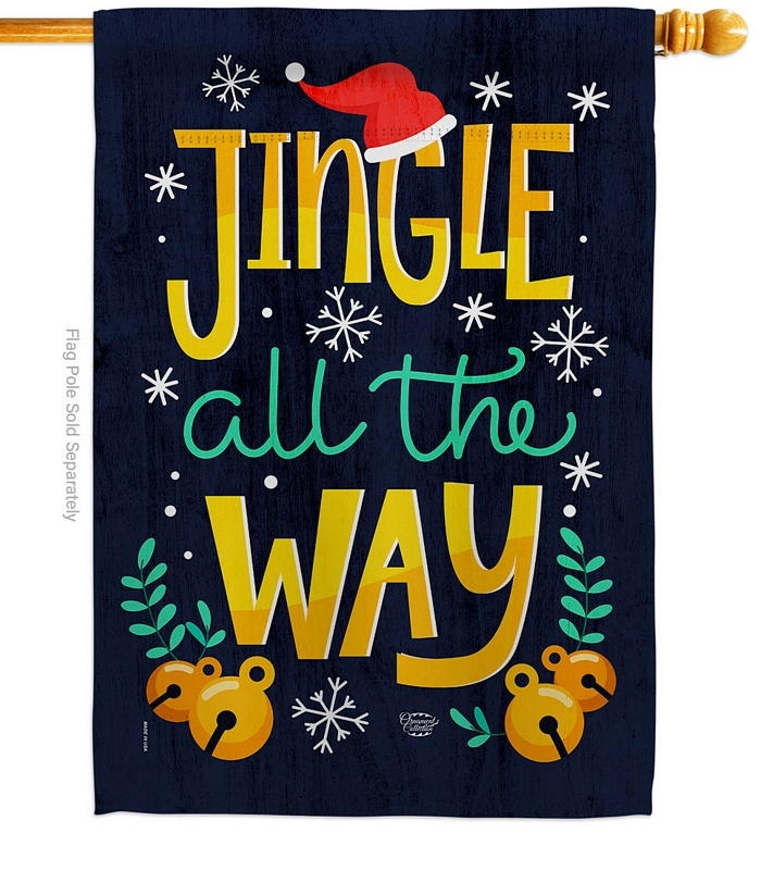 Jingle Way House Flag